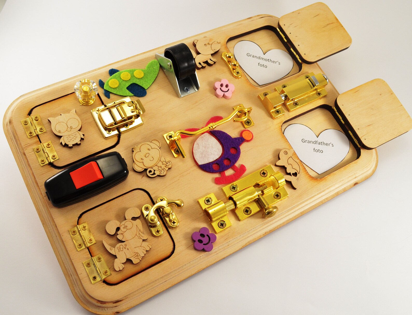Activity for kids Latch board Busy board Sensory board Baby Etsy