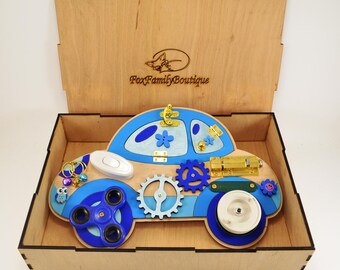 Busy board, Toddler toys, Montessori for baby, toddler busy board,  baby boy toys, educational toys