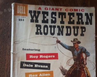 Western Roundup A Giant Comic Dell Jan March 1958 #21