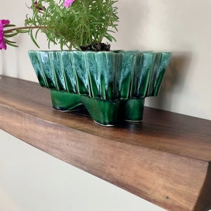 Walnut Live Edge Floating Shelf