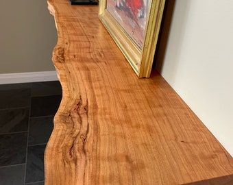 Chunky Cherry Live Edge Floating Shelf