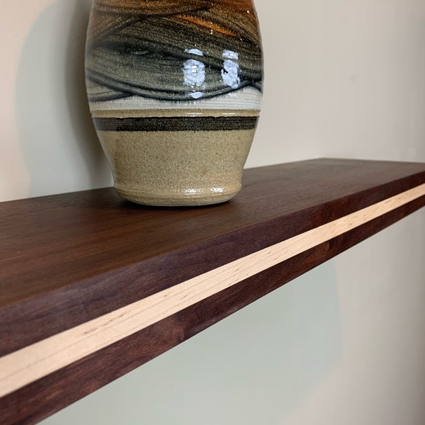 Walnut Floating Shelves Etsy