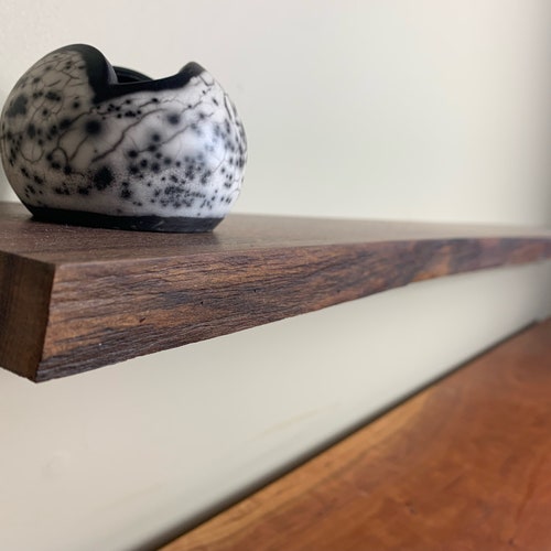 Live Edge Floating Shelves Etsy