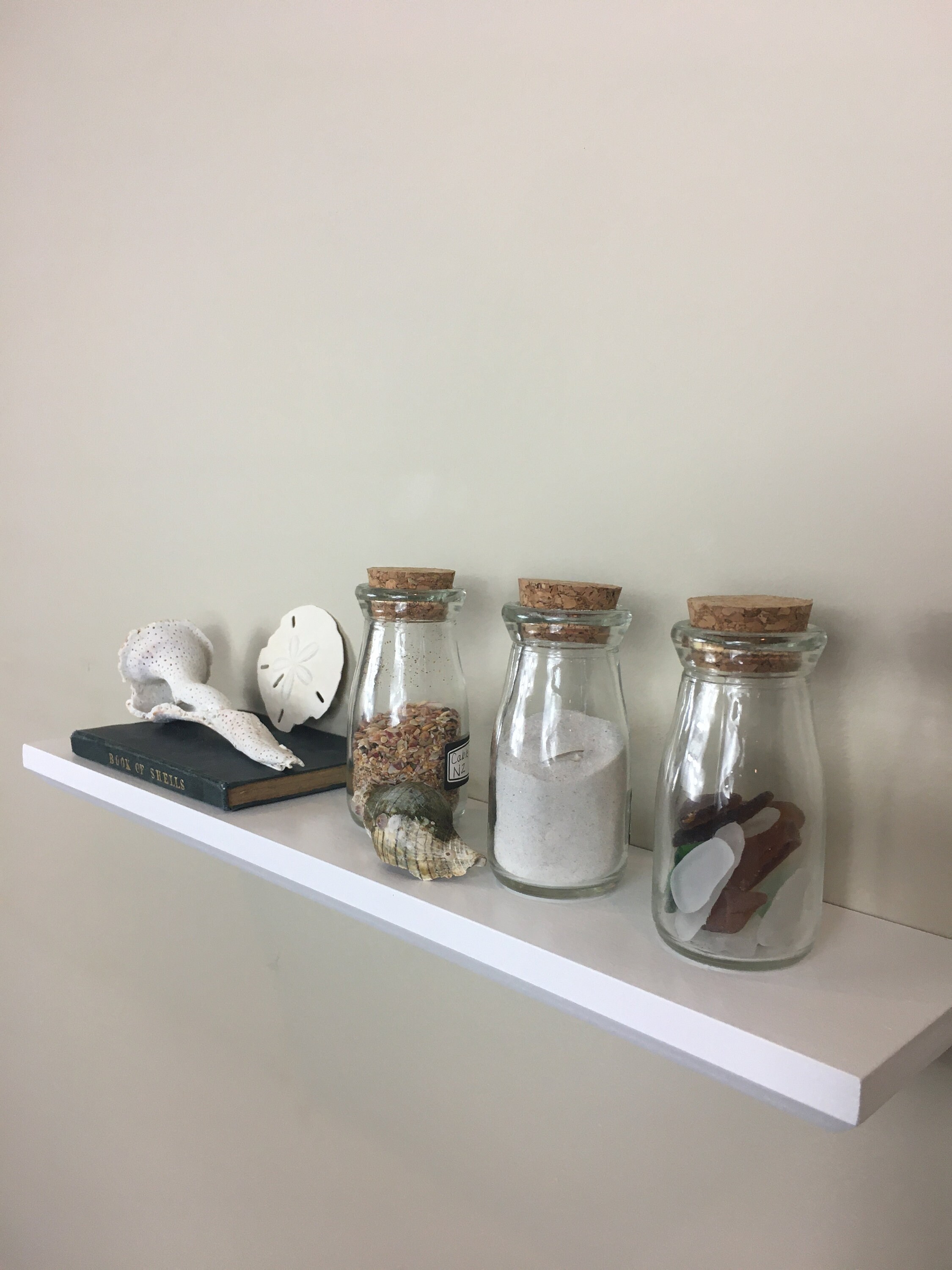 White Floating Shelf Thin White Floating Shelf Gemini Etsy