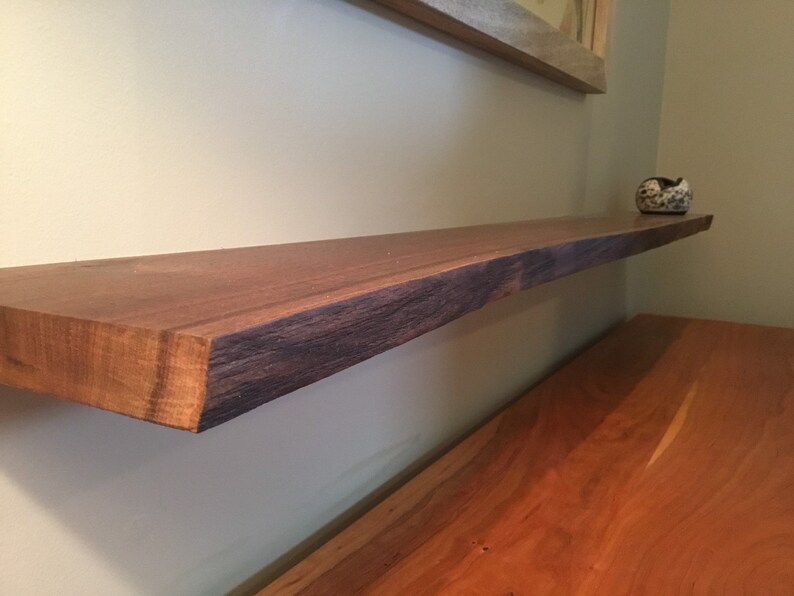 Live Edge Floating Shelf Live Edge Shelf Custom Orders Etsy Canada