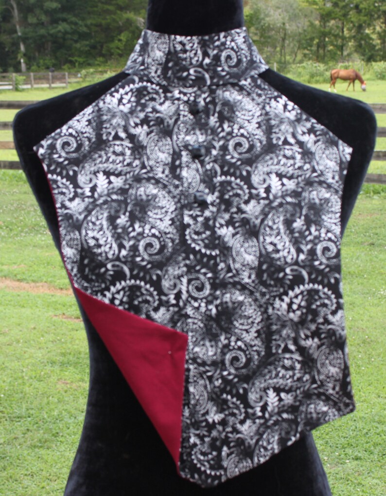 New Hunt Seat Show Dickie Reversible Ratcatcher Burgundy W/ Etsy