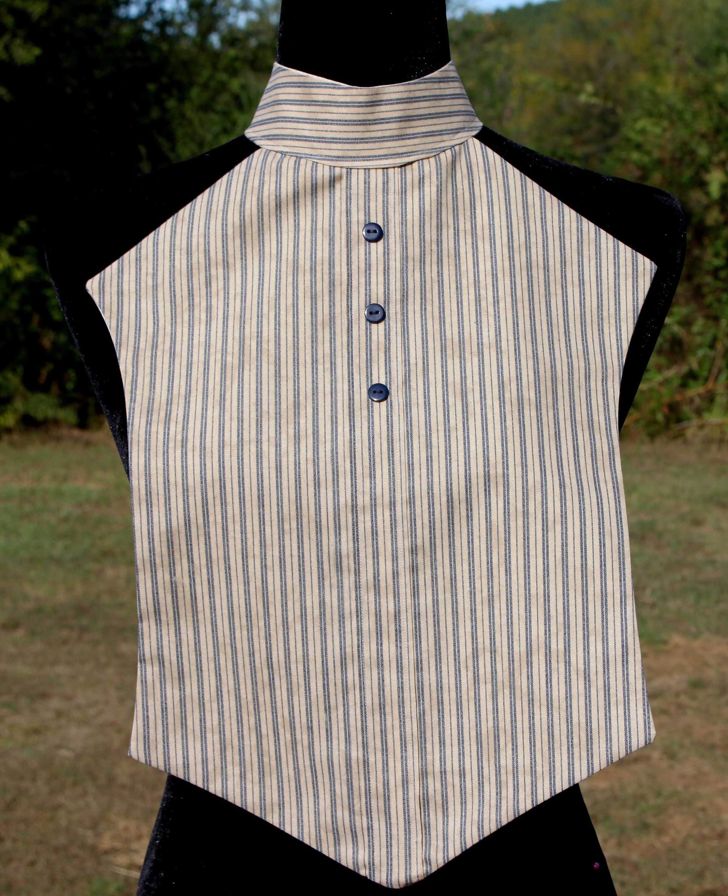 New Hunt Seat Show Dickie Reversible Ratcatcher Classic Navy and Beige