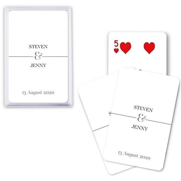 Personalized Deck of Cards Etsy