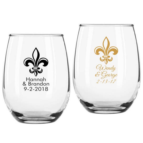 Fleur De Lis Wine Etsy