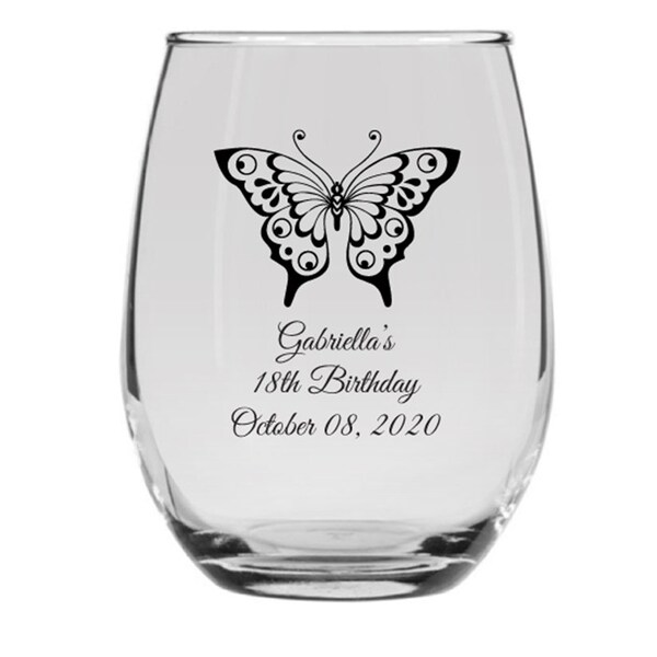 Personalized Glassware Etsy