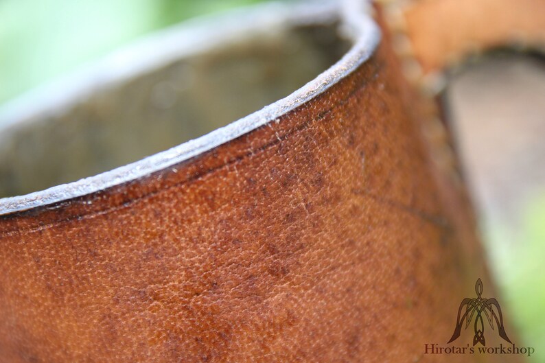 Black Jack Blackjack Leather Mug Leather Cup Etsy