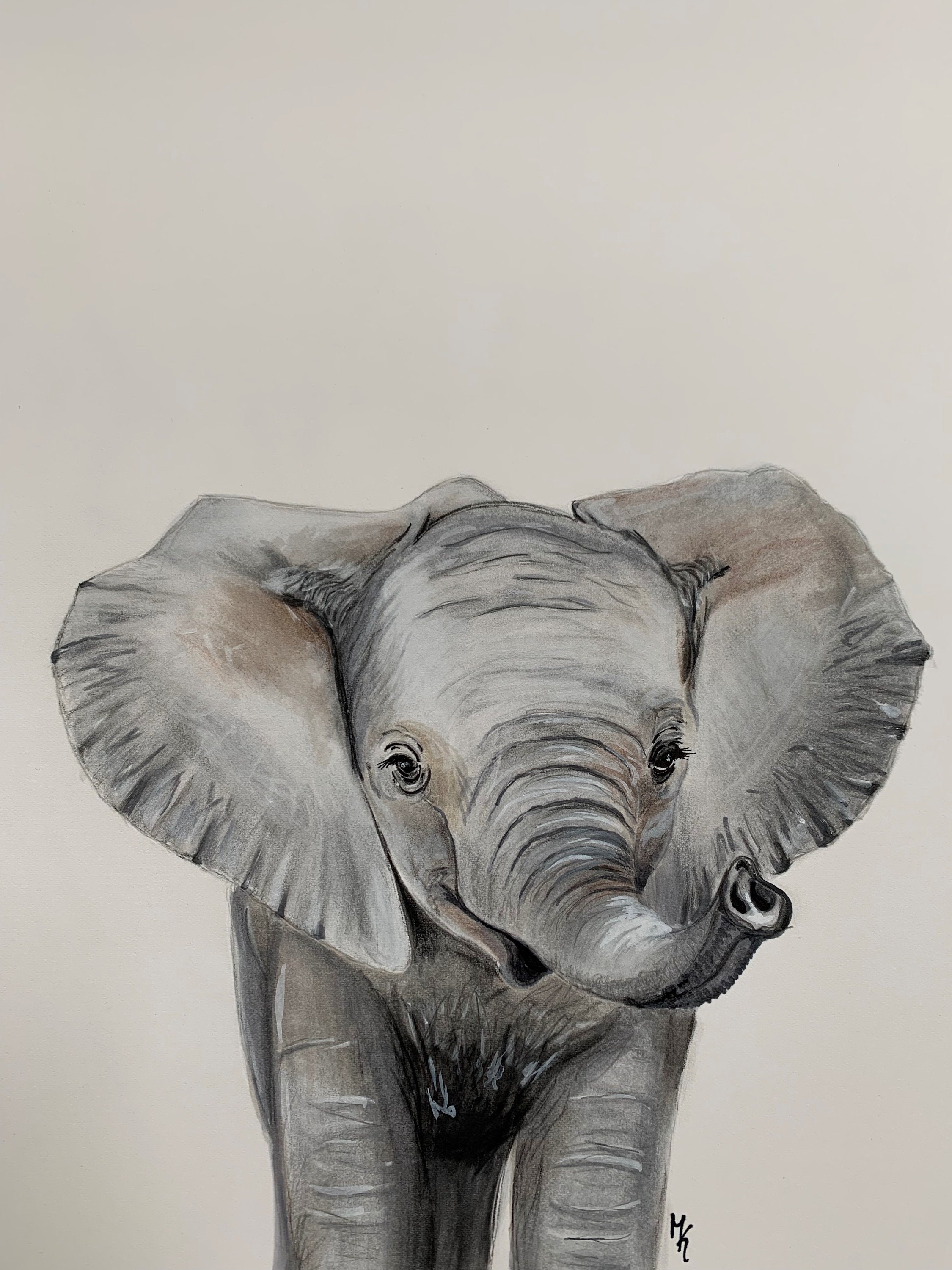 S Es Tier Baby Elefant Kinderzimmer Print Kunstdruck Etsy