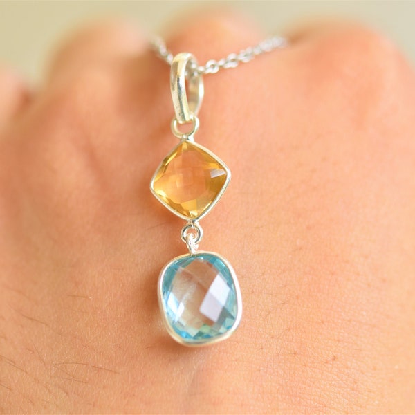 Citrine Mikado Bouquet Pendant main image 1