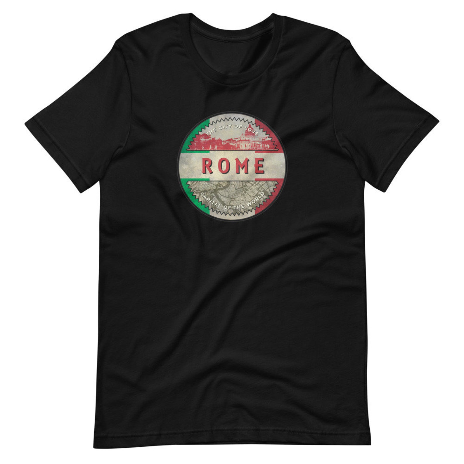 Rome City Unisex T-Shirt Rome tee Italian City T-shirt | Etsy