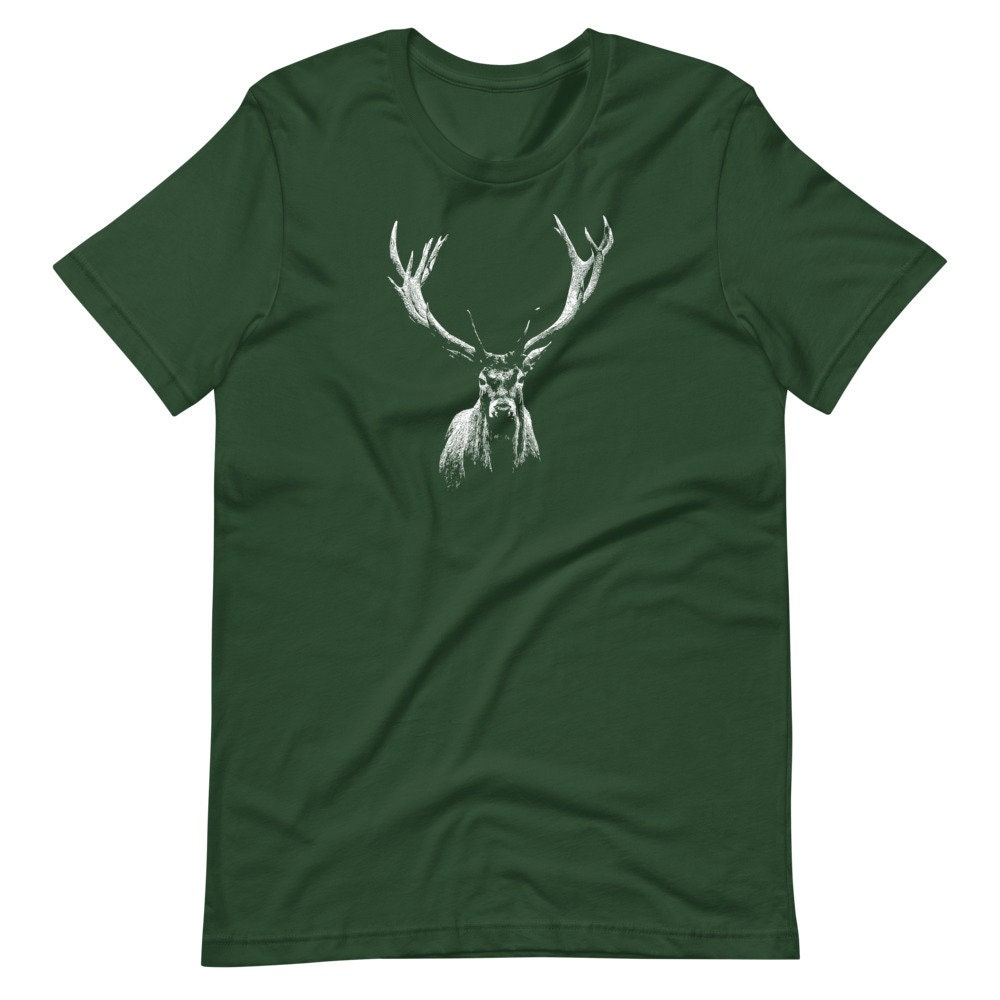 Wild Animal Unisex TShirt Whitetail Buck Tshirt Wild Etsy