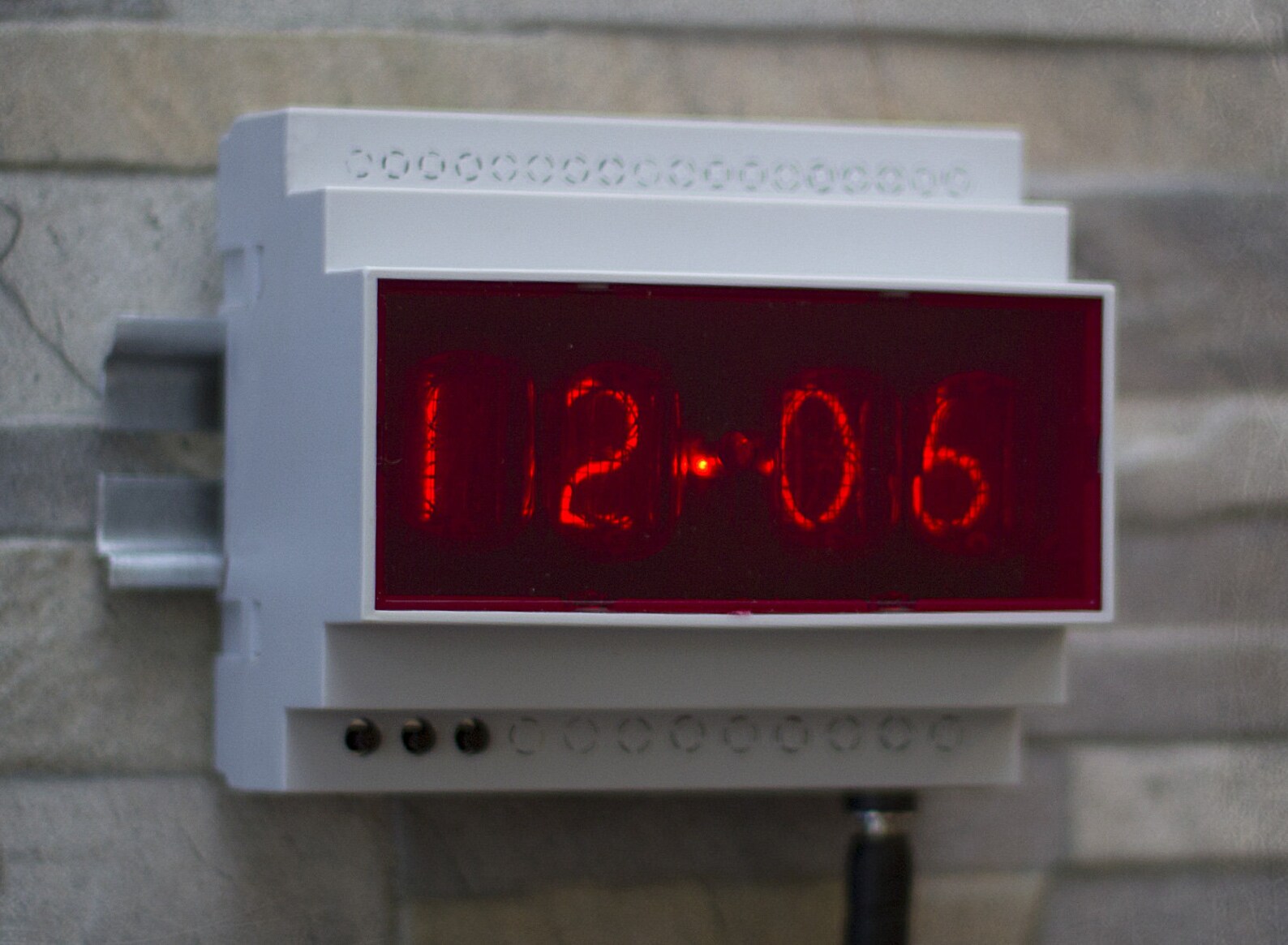 nixie clock mini din