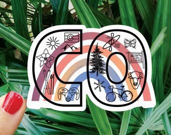 CO, Colorado Sticker