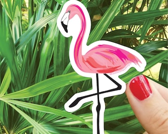 Vinyl Flamingo Sticker
