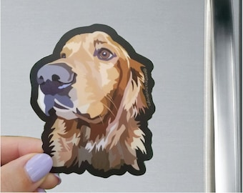 Golden Retriever-Magnet