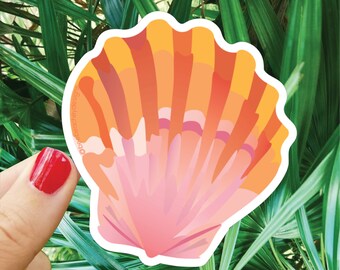 Sunrise Shell Sticker