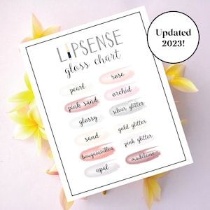 Lipsense Gloss, Lipsense, Lipsense Colors, Lipsense Color Chart