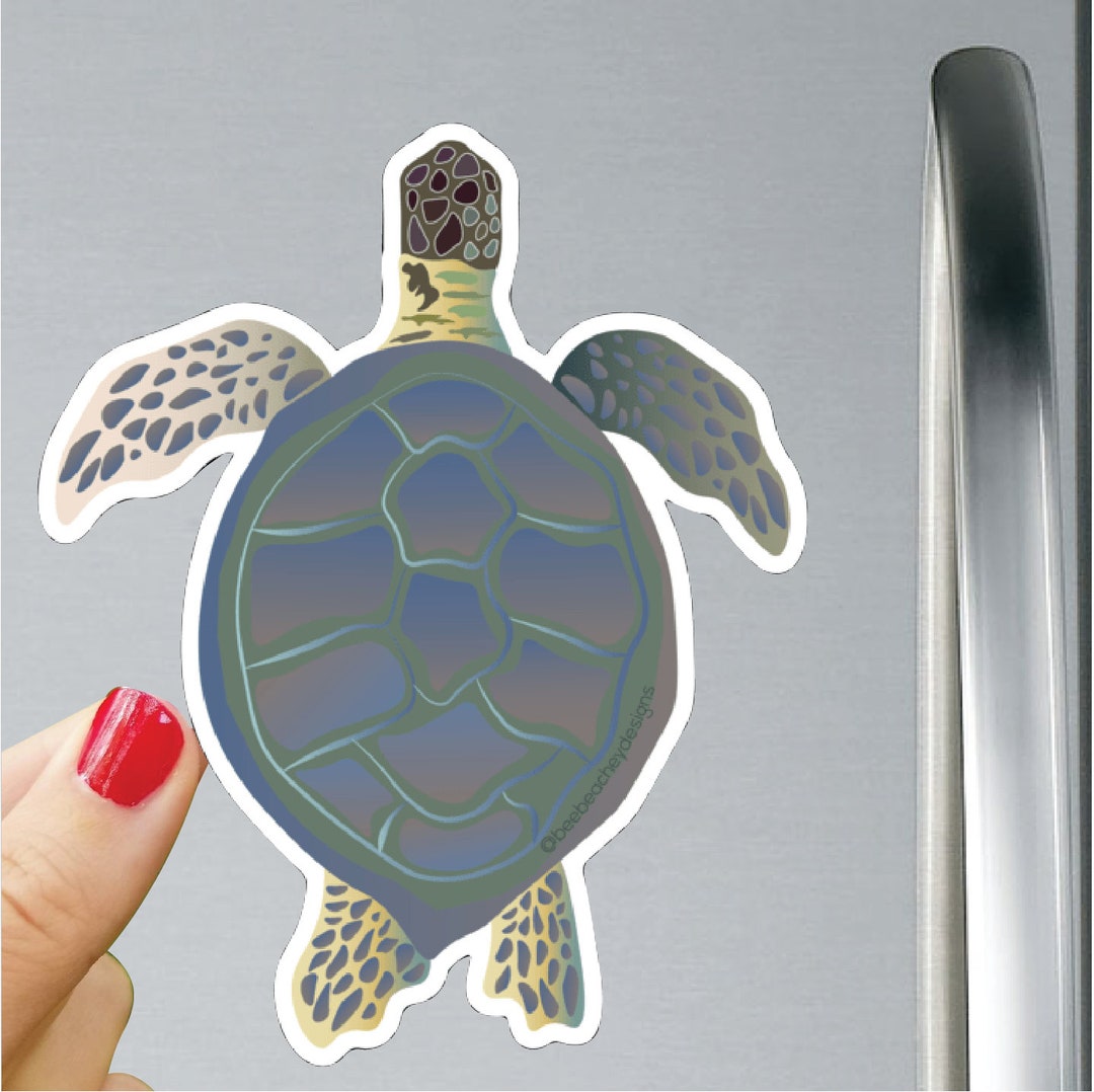Post Sign Turtle Magnet 5
