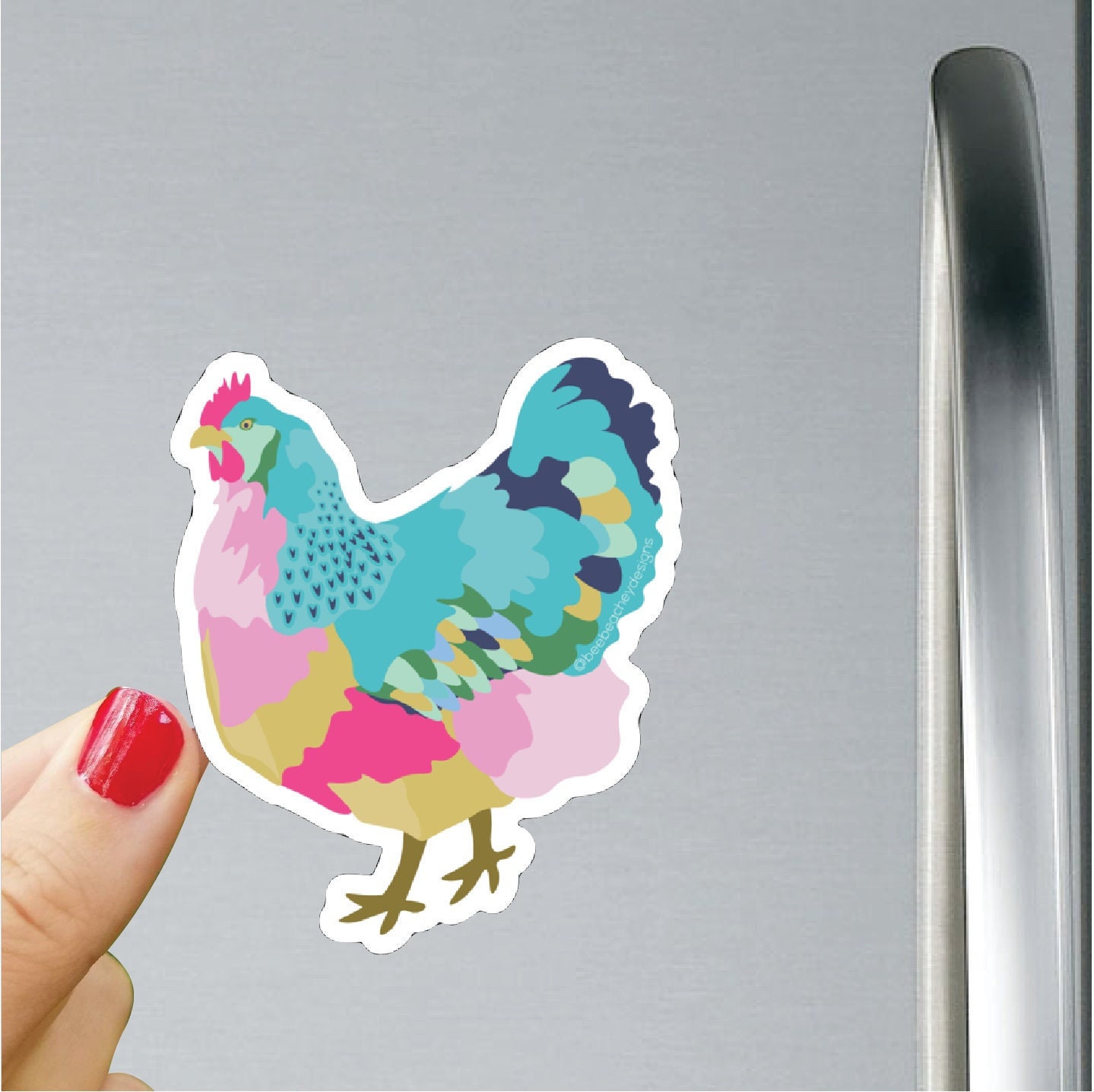 Chicken Butt Magnets for Refrigerator Magnetics Decorative Chicken Butt  Refrigerator Animal Magnet Personalized Kitchen Cabinets Magnets Chicken  Home