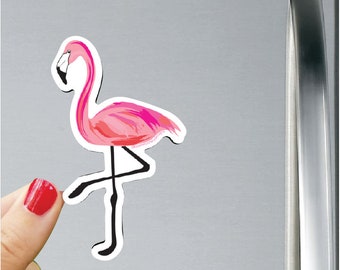 Pink Flamingo Magnet