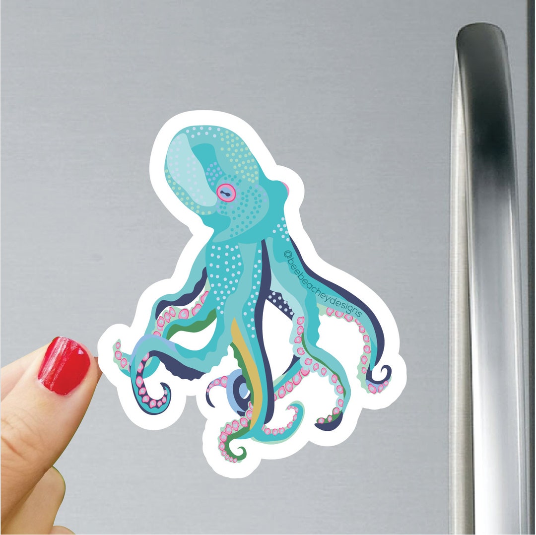 Octopus Magnet - Etsy