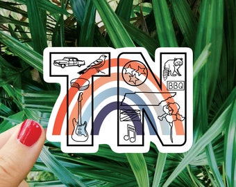 TN, Tennessee Sticker