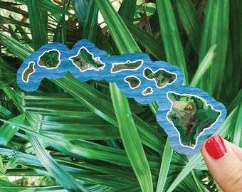 Hawaiian Island Chain Sticker