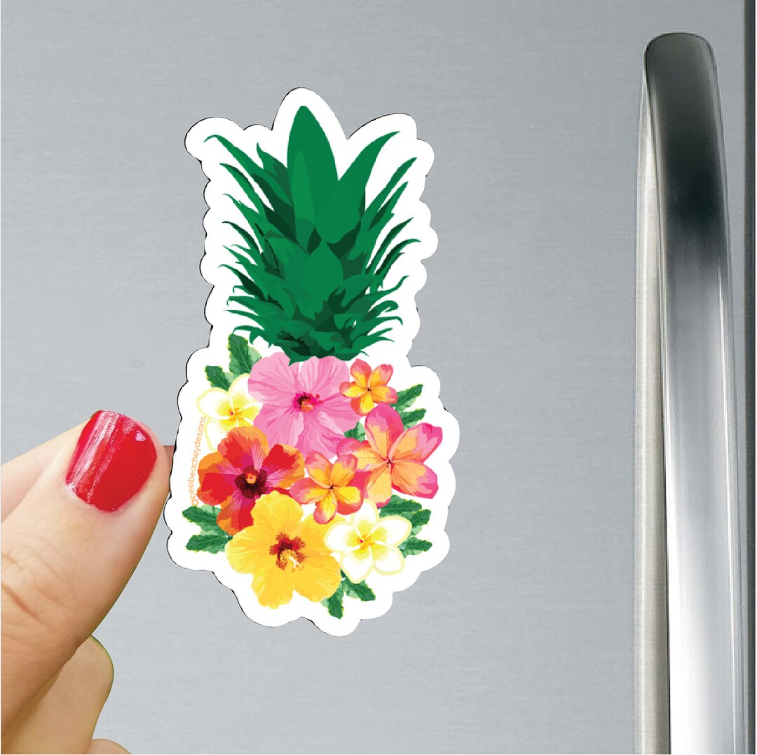Floral Pineapple Etsy