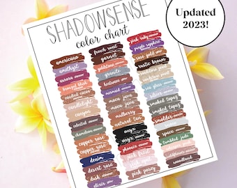 Lipsense, Lipsense Colors, Shadowsense Colors, Schatten-Sense-Chart