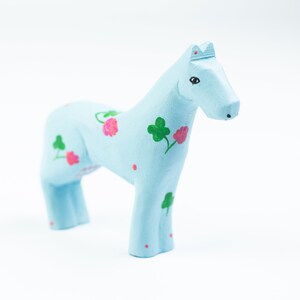 Handmade Wooden Horse Toy figurine Adele The Horse, Made of Natural Wood, Unique Birthday Gift for kids image 7