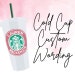 Custom Starbucks Venti Cold Cup, Gift for Her, Lauren Mackenzie, Personalized Christmas Gift 