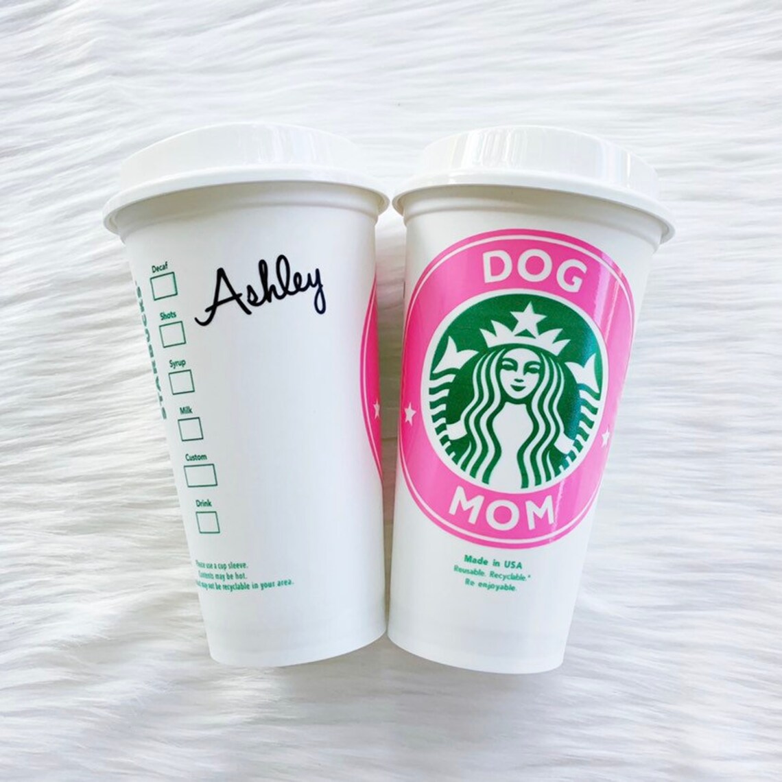 Dog Mom Starbucks Cup