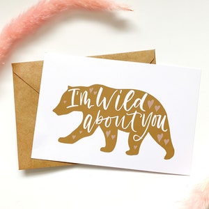 Carte de vœux Boho Bear