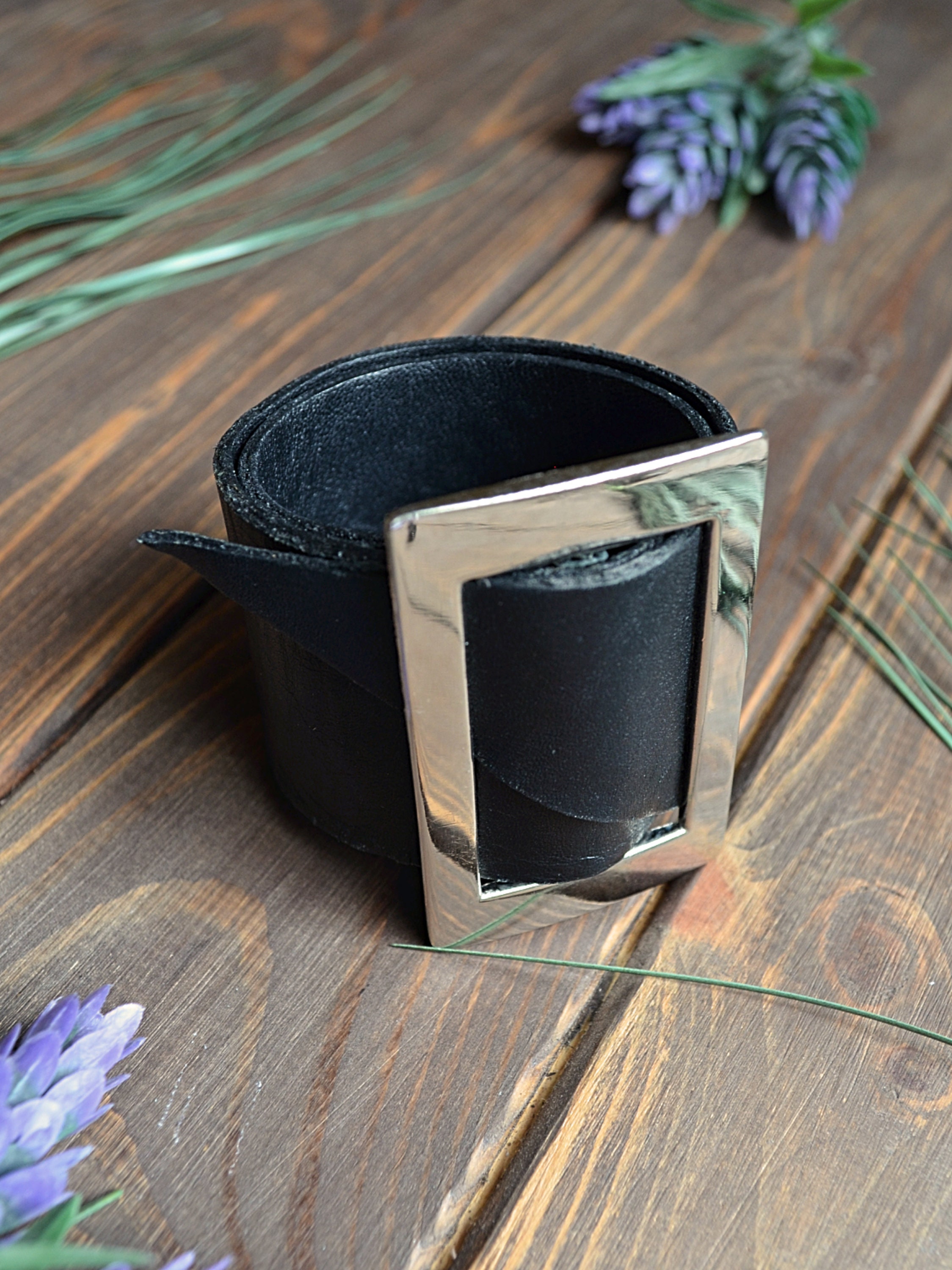 Personalized leather cuff for men Custom leather cuff Etsy