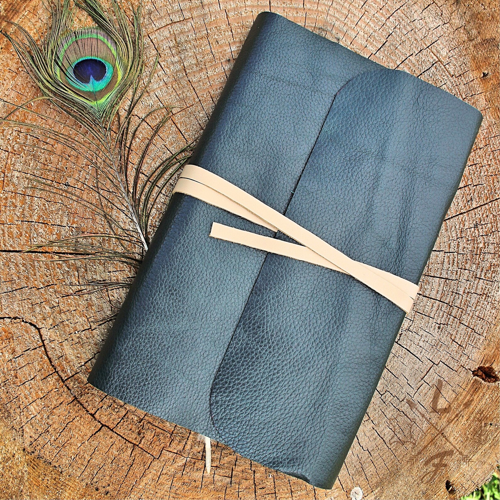 Custom Leather Book Cover Engraved Bible Leather Wrap for Etsy