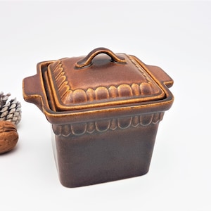 Melitta Friesland Katen tableware ceramic jar / box / container Boho Ethno Home decor ibkas West Germany Christmas
