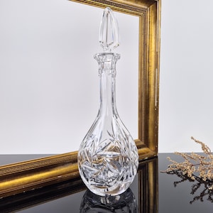 Vintage crystal glass carafe / decanter / bottle by Nachtmann Whiskey Cognac Wine Liqueur Shabby Boho Christmas