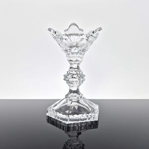 Bougeoir élégant en verre cristal, chandelier, chandelier vintage, décoration d&#39;intérieur