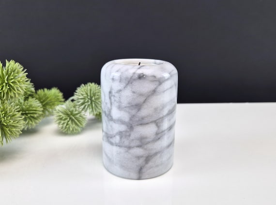 Kerzenständer - Kerzenleuchter - Kerzenhalter aus Marmor Vintage