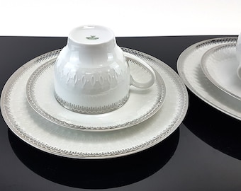 Vintage Coffee Place Settings Cups Bavaria Mitterteich Porcelain