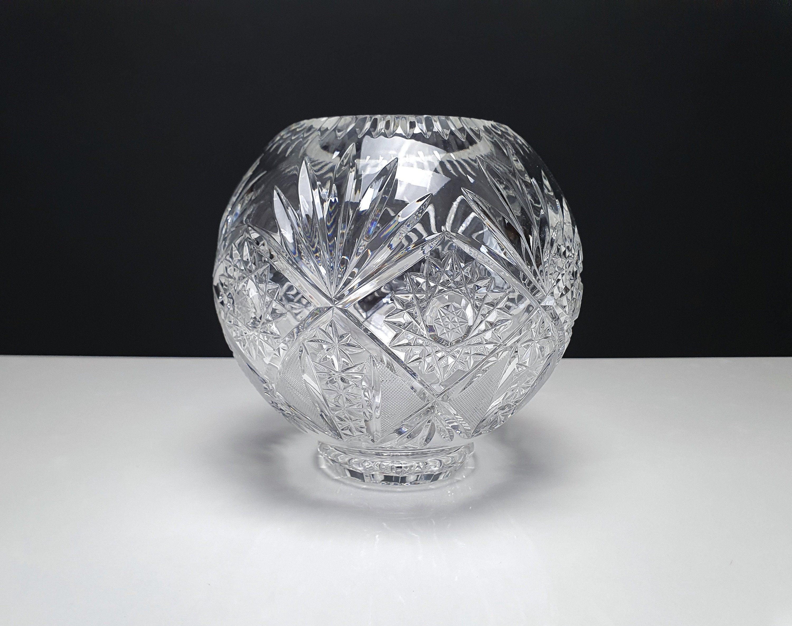 Vasetto Monofiore Vintage In Vetro A Sfera - Trasparente, 8,5x9,5 Cm - Per Decorazioni Boho, Matrimoni E Centrotavola