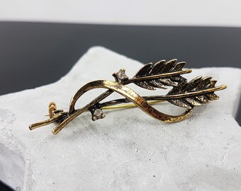 Broche Vogue Doré en Métal - 50483868
