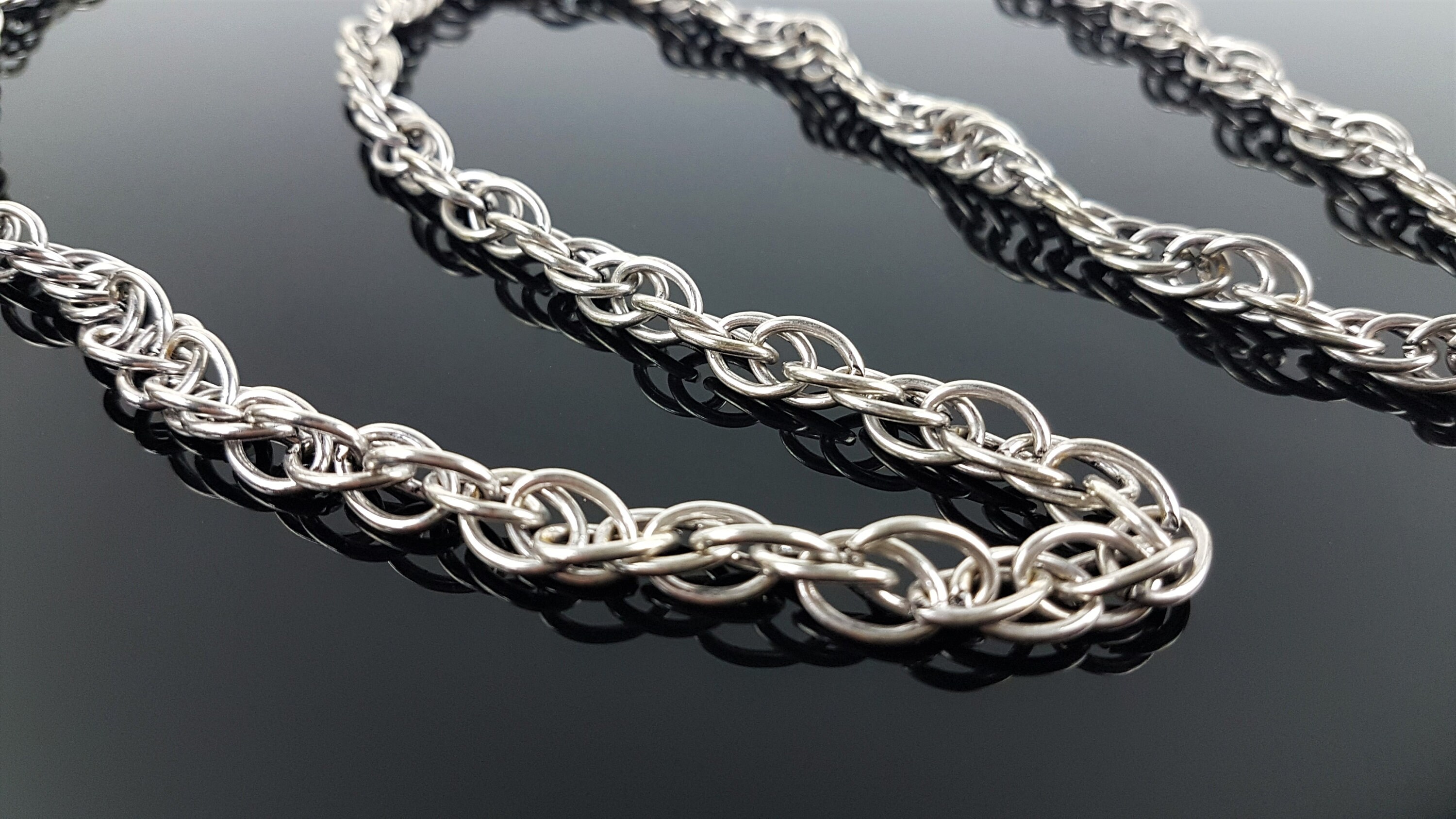 ◆VINTAGE HOLLYWOOD◆ Vintage Antique Chain Necklace VH2411N $_57.JPG?set_id=880000500F