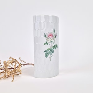 Vintage porcelain vase / flower vase by Kaiser Alka Kunst Bavaria Rosen Cottage Shabby Landhaus