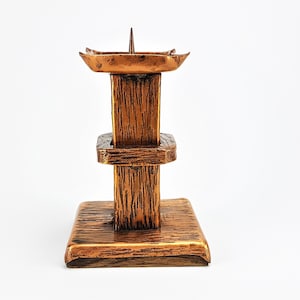 Copper Candlestick Handmade Vintage Candlestick Candlestick Candlestick