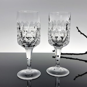 2 vintage aperitif glasses for liqueur/sherry/dessert wine Noble